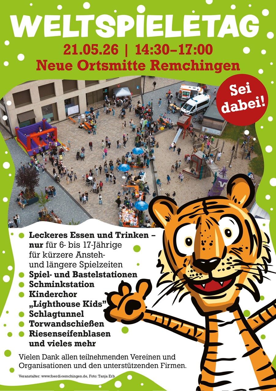 Plakat zum Weltspieletag 2026